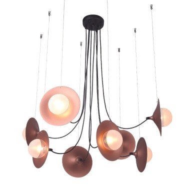 NETTO ΦΩΤΙΣΤΙΚΟ ΚΡΕΜΑΣΤΟ ΧΑΛΚΙΝΟ ΜΕΤΑΛΛΙΚΟ ΣΥΜΒΑΤΙΚΟ 8ΧG9 IP20 Φ160Χ1220mm