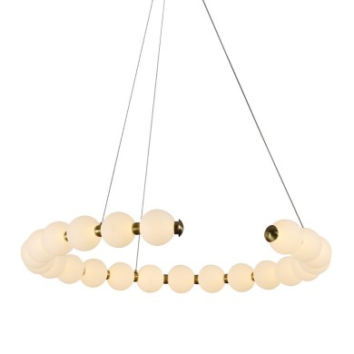 PENDANT LUMINAIRE LED 30W 2200LM 3000K IP20 GOLD ALUMINIOUM + ACRYLIC
