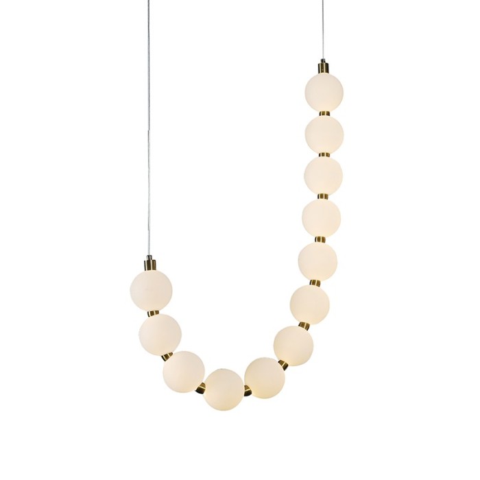 "PENDANT LAMP LED 18W 1350LM IP20 GOLD ALUMINIOUM + ACRYLIC
"
