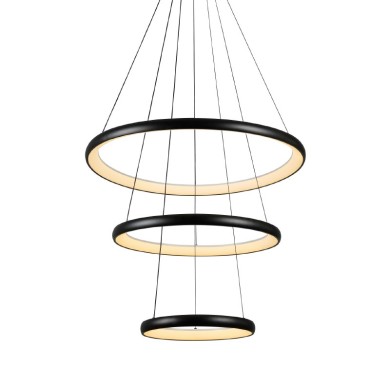 "PENDANT LUMINAIRE LED 60W 4800LM CCT IP20
BLACK METAL +  ACRYLIC
"

