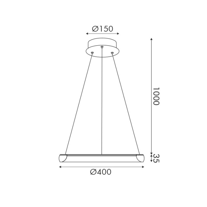 "PENDANT LUMINAIRE LED 24W 1900LM CCT IP20
GOLD METAL+ACRYLIC
"

