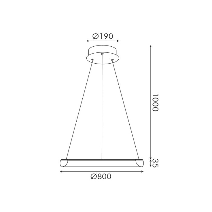 "PENDANT LUMINAIRE LED 48W 3800LM CCT IP20
BLACK METAL + ACRYLIC
"
