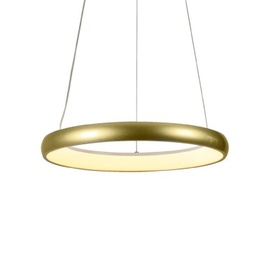 "PENDANT LUMINAIRE LED 48W 3800LM CCT IP20
GOLD METAL+ ACRYLIC
"
