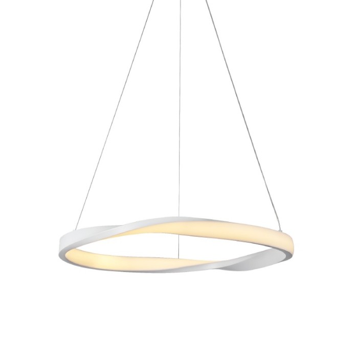 ΚΡΕΜΑΣΤΟ Φ/Σ LED 42W 3300LM CCT IP20 ΛΕΥΚΟ ΜΕΤΑΛΛΙΚΟ + ΑΚΡΥΛΙΚΟ 