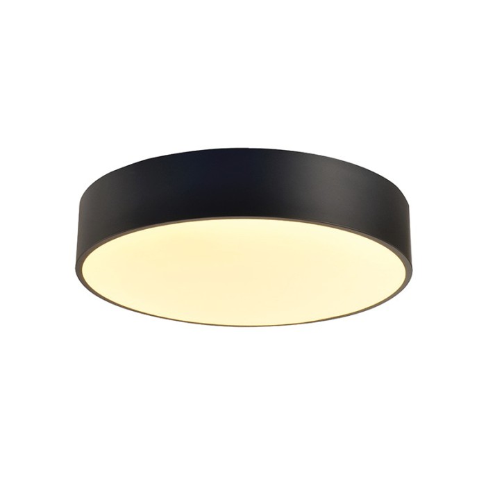 CEILING LUMINAIRE LED 50W 4800LM CCT BLACK METAL D50XH10CM OPTIMUS