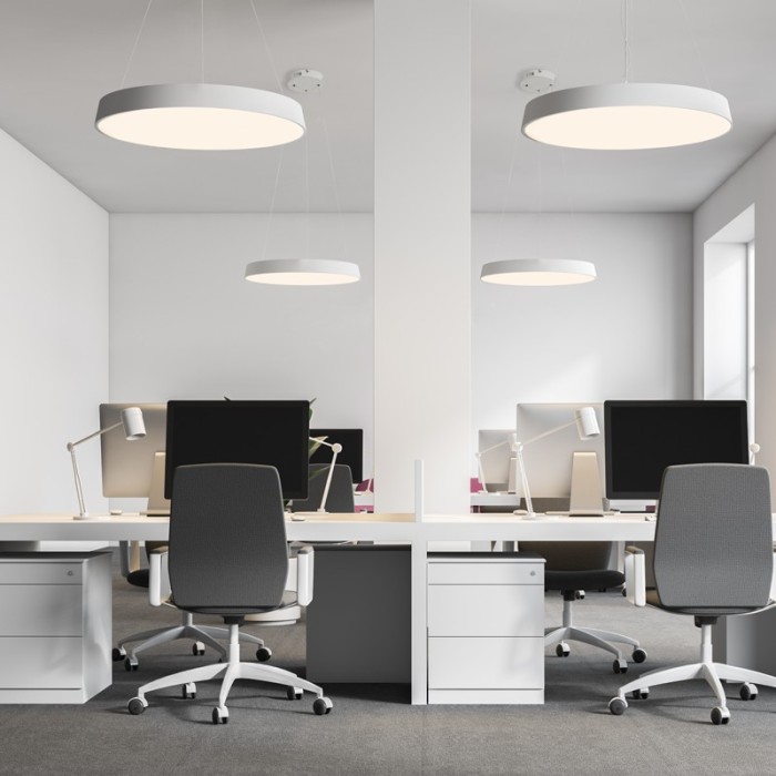 ΚΡΕΜΑΣΤΟ Φ/Σ LED 100W 9500LM CCT ΛΕΥΚΟ ΜΕΤ/ΚΟ D100XH120CM OPTIMUS