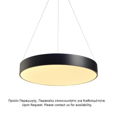 PENDANT LUMINAIRE LED 60W 5600LM CCT BLACK METAL D75XH130CM OPTIMUS