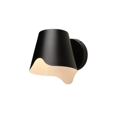 WALL LIGHTING 1XE27 BLACK METALLIC 21Χ17Χ20CM MONET
