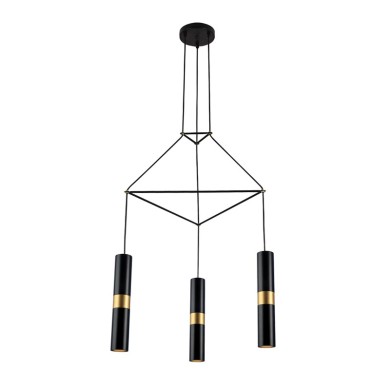 NETTO ΦΩΤΙΣΤΙΚΟ ΚΡΕΜΑΣΤΟ ΜΑΥΡΟ ΜΑΤ ΜΕΤΑΛΛΙΚΟ ΣΥΜΒΑΤΙΚΟ 3ΧGU10 IP20 560Χ1500mm