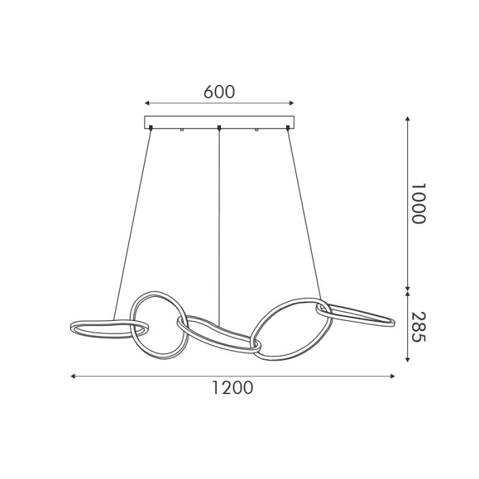 "PENDANT LUMINAIRE LED 72W 5700LM CCT IP20
GOLD STAINLESS STEEL METAL + ACRYLIC
"
