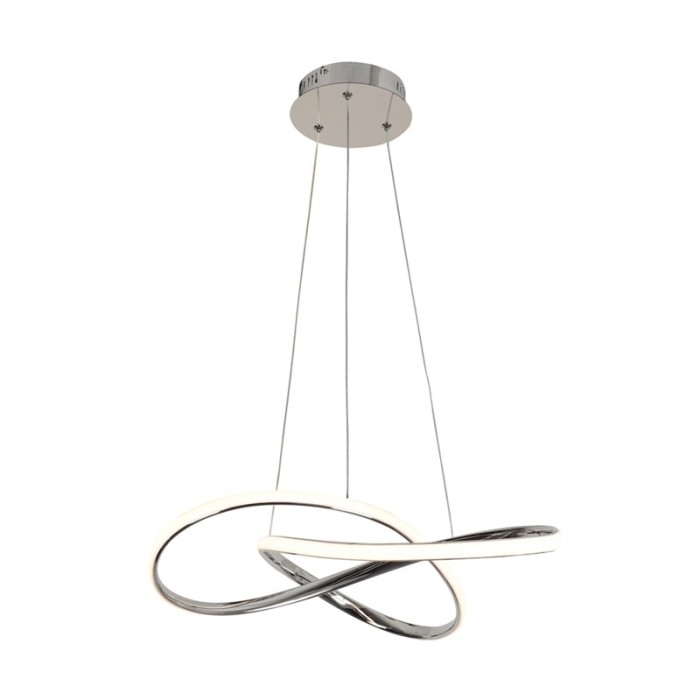 GORDIUS-ΦΩΤΙΣΤΙΚΟ ΚΡΕΜΑΣΤΟ ΧΡΩΜΙΟ ΑΛΟΥΜΙΝΙΟΥ LED SMD 48W 3000Κ 2880LM IP20 480Χ440Χ1200ΜΜ