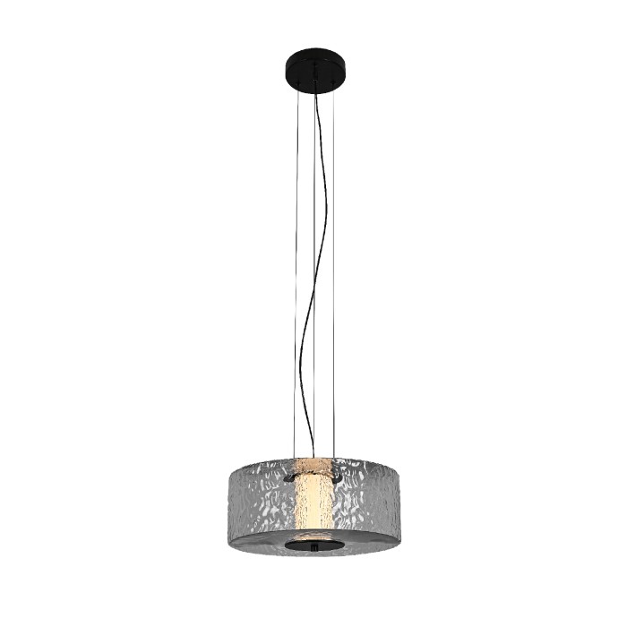 ΚΡΕΜΑΣΤΟ ΦΩΤΙΣΤΙΚΟ ACA HMD24153A ΜΑΥΡΟ LED 12W 2700K-3000K-4000K IP20 D36XH120CM