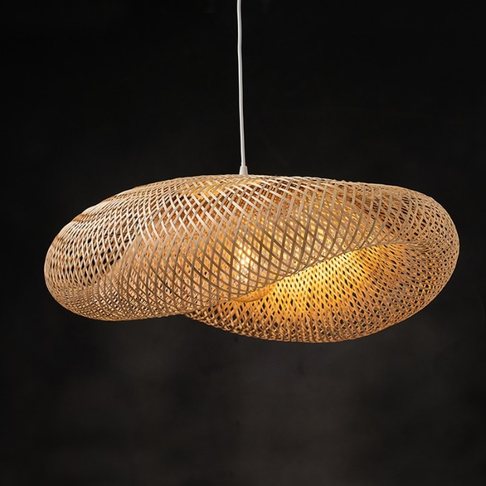 PENDANT LIGHTING 1ΧΕ27 BAMBOO 76x56xΗ22CM SYMI