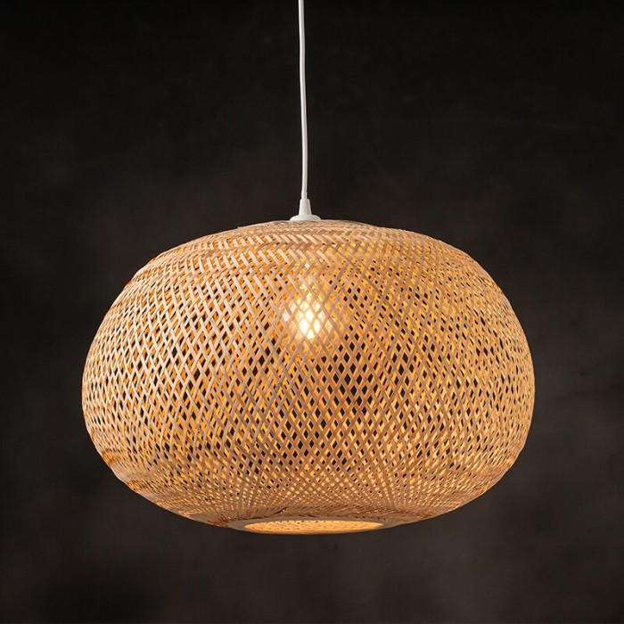 PENDANT LIGHTING 1ΧΕ27 BAMBOO D56xΗ35CM SYMI