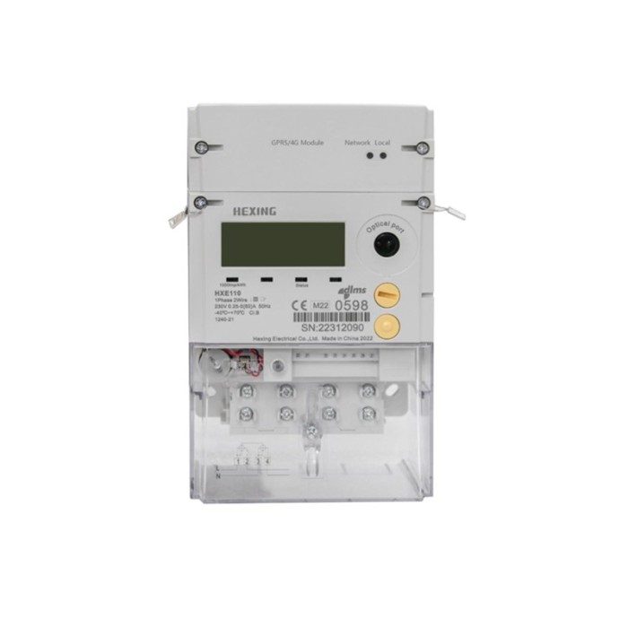 ELECTRIC ENERGY METER 1 PHASE HEXING WITH EMBEDDED MODEM MLT56