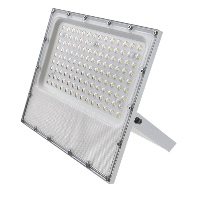  LED SMD ΠΡΟΒΟΛΕΑΣ ΛΕΥΚΟΣ 100-277V AC 100W 6000K 12000LM IP65 Ra80 5YRS IK08 ΒΑΛΒΙΔΑ ΕΚΤΟΝΩΣΗΣ