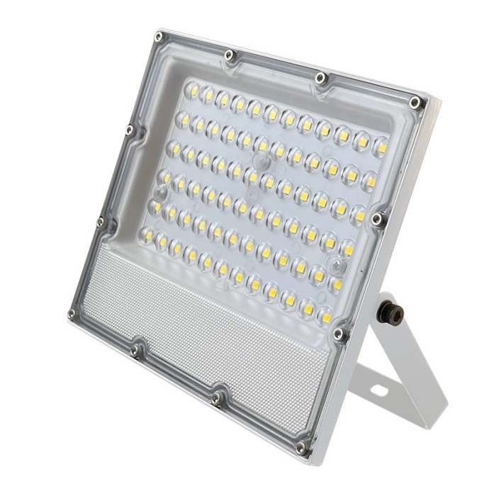  LED WHITE SMD FLOOD LUMINAIRE IP65 20W 6000K 2400Lm 100-277V AC RA80 IK08 5YRS BREATHING VALVE