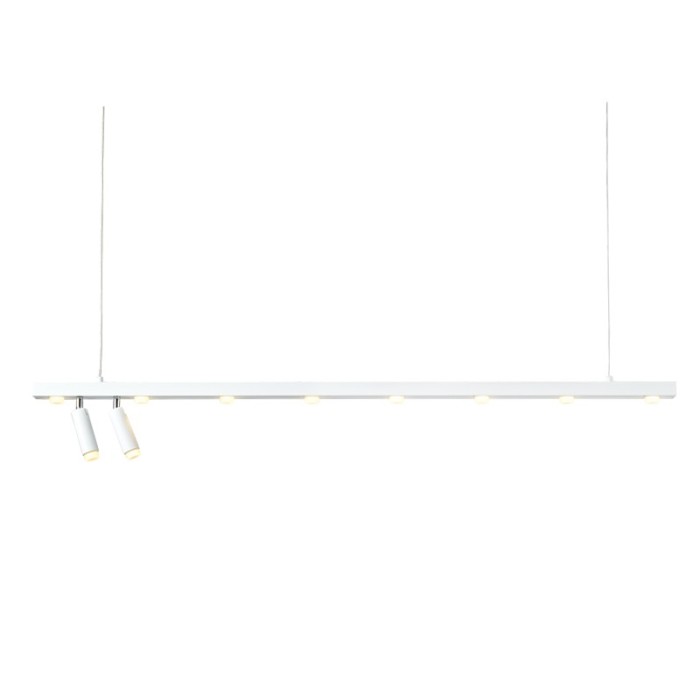 NETTO ΦΩΤΙΣΤΙΚΟ ΚΡΕΜΑΣΤΟ ΛΕΥΚΟ ΜΑΤ ΑΛΟΥΜΙΝΙΟ LED 30W 3000K 2700Lm IP20 1200Χ1390mm