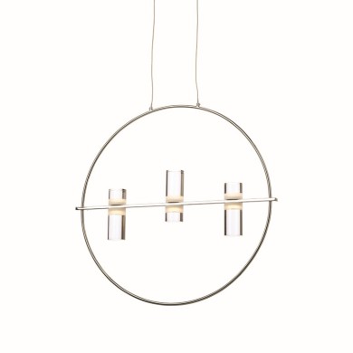 NETTO ΦΩΤΙΣΤΙΚΟ ΚΡΕΜΑΣΤΟ ΧΡΩΜΙΟ ΑΛΟΥΜΙΝΙΟ LED 12W 3000K 1080Lm IP20 530Χ1730mm