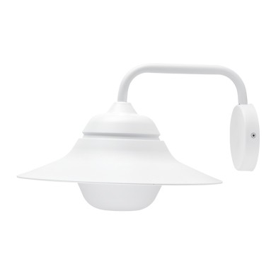 JULIE - ΦΩΤΙΣΤΙΚΟ ΚΗΠΟΥ ΑΡΧΙΤΕΚΤΟΝΙΚΟΥ ΦΩΤΙΣΜΟΥ ΕΠΙΤΟΙΧΟ ΑΤΣΑΛΙ ΛΕΥΚΟ ΣΥΜΒΑΤΙΚΟ 1XE27 IP44 340x380x245mm
