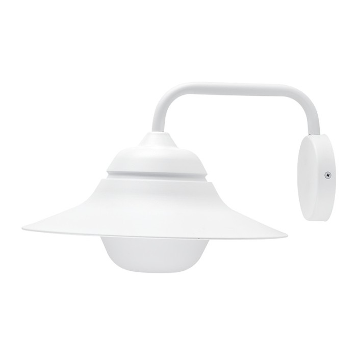 JULIE - ΦΩΤΙΣΤΙΚΟ ΚΗΠΟΥ ΑΡΧΙΤΕΚΤΟΝΙΚΟΥ ΦΩΤΙΣΜΟΥ ΕΠΙΤΟΙΧΟ ΑΤΣΑΛΙ ΛΕΥΚΟ ΣΥΜΒΑΤΙΚΟ 1XE27 IP44 340x380x245mm