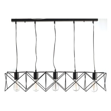 NETTO ΦΩΤΙΣΤΙΚΟ ΚΡΕΜΑΣΤΟ ΜΑΥΡΟ ΜΑΤ ΜΕΤΑΛΛΙΚΟ ΣΥΜΒΑΤΙΚΟ 5ΧΕ27 IP20 920mm