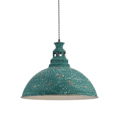 PENDANT 1ΧΕ27 METALIC GREEN ANTIQUE Φ50ΧΗ145CM NEVADA