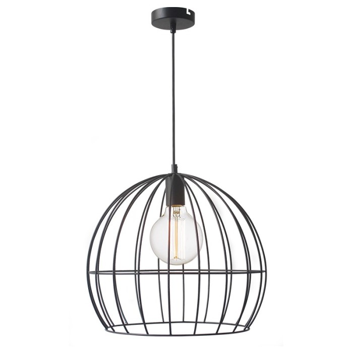 NETTO WALL LAMP 1 Χ Ε27 BLACK 50Χ11Χ8 CM METALIC PROMETHEUS
