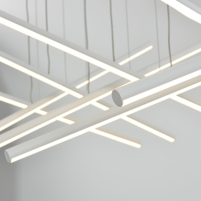 CORE- PENDANT LIGHT SAND WHITE ALUMINUM+ SILICONE LED 80W CCT CCT 2800K-3200K-4000K 3200LM IP20
