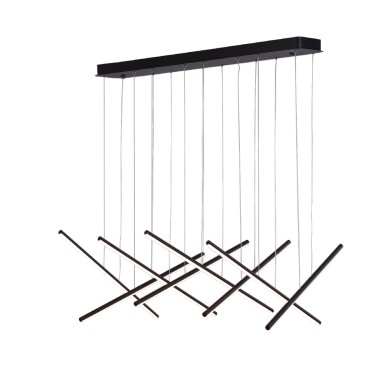 CORE- PENDANT LIGHT SAND BLACK ALUMINUM+ SILICONE LED 80W CCT 2800K-3200K-4000K 3200LM IP20
