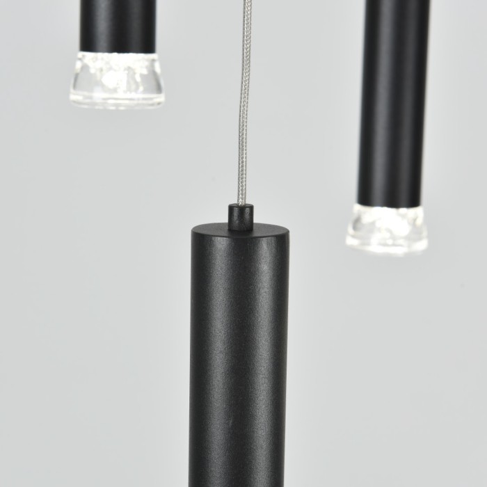 RAPENZO- PENDANT LIGHT SAND BLACK ALUMINUM LED 30W CCT CCT 2800K-3200K-4000K 1200LM IP20
