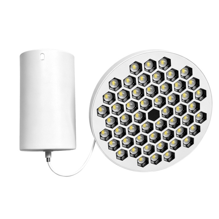 Pendand Honeycomb Light - 18W White with Black Reflector/Ra>80/2350lm/3000K
