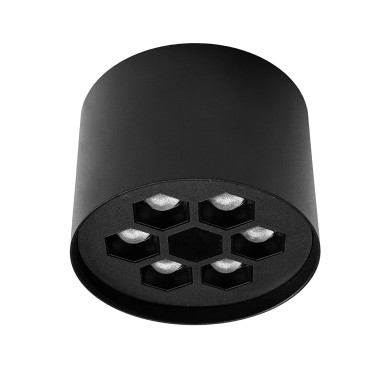 Surface Honeycomb Light - 6W Black with Black Reflector/Ra>80/780lm/3000K
