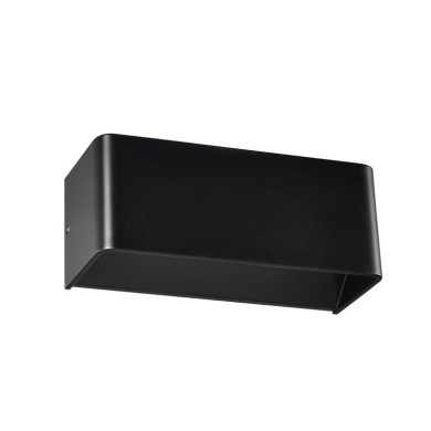 WALL MOUNTED LED BLACK UP-DOWN PARALLEL 2X3W 230V 3000K 30000hrs NEPHELE