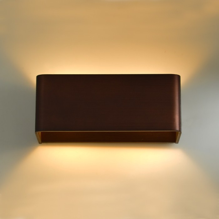 WALL MOUNTED LED COLOR WOOD UP-DOWN PARALLEL 2X3W 230V 3000K 30000hrs NEPHELE