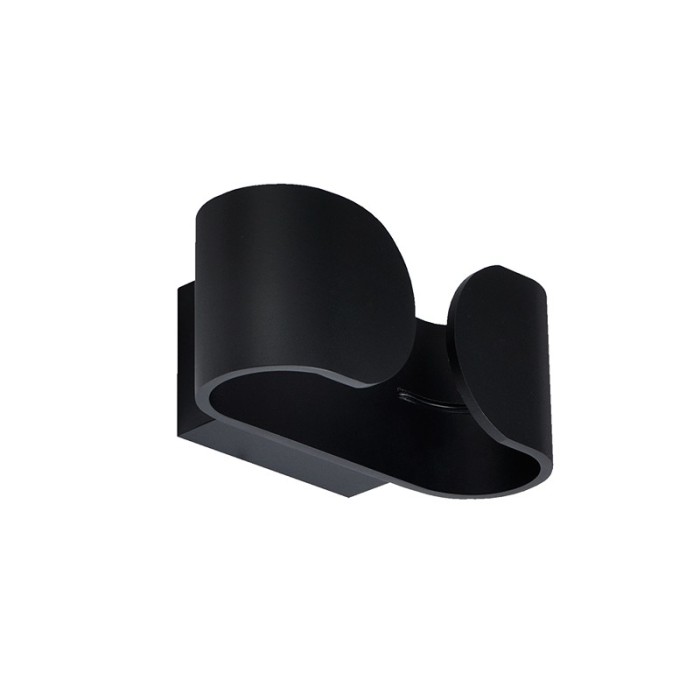 WALL MOUNTED LED BLACK INDIRECT LIGHTING 2X3W 230V 3000K 30000hrs NEPHELE