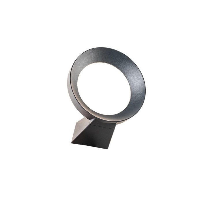 LED SMD WALL LUMINAIRE 8W 220LM 110° 230V AC 3.000K DARK GREY CRI80 IP54 30.000HRS