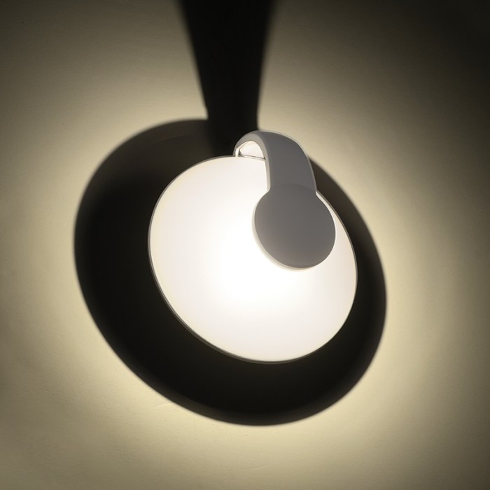 LED COB WALL LUMINAIRE 12W 580LM 120° 230V AC 3.000K MATT WHITE CRI80 IP65 30.000HRS