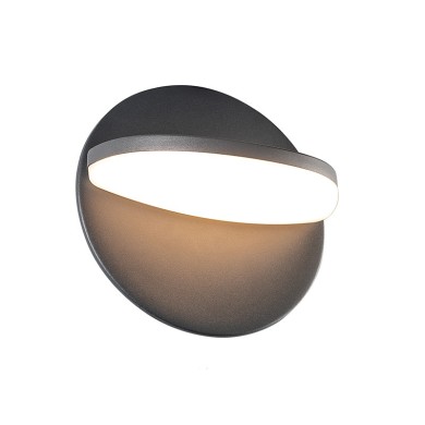 LED SMD WALL LUMINAIRE 16W 790LM 120° 230V AC 3.000K DARK GREY CRI80 IP65 30.000HRS