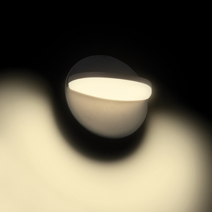 LED SMD WALL LUMINAIRE 16W 790LM 120° 230V AC 3.000K DARK GREY CRI80 IP65 30.000HRS