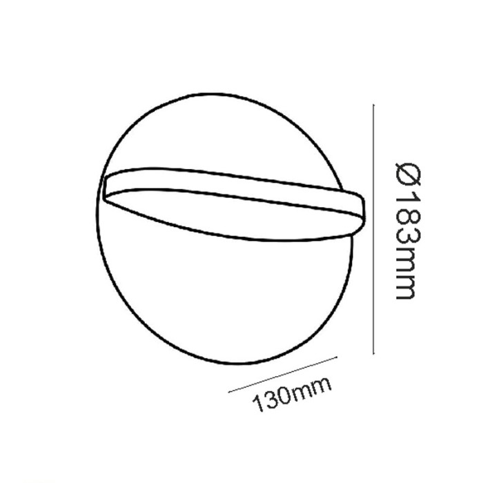 LED SMD WALL LUMINAIRE 16W 790LM 120° 230V AC 3.000K DARK GREY CRI80 IP65 30.000HRS