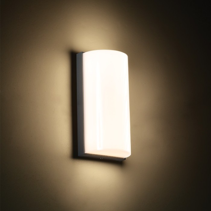 LED SMD WALL LUMINAIRE 10W 560LM 138° 230V AC 3.000K DARK GREY CRI80 IP65 30.000HRS