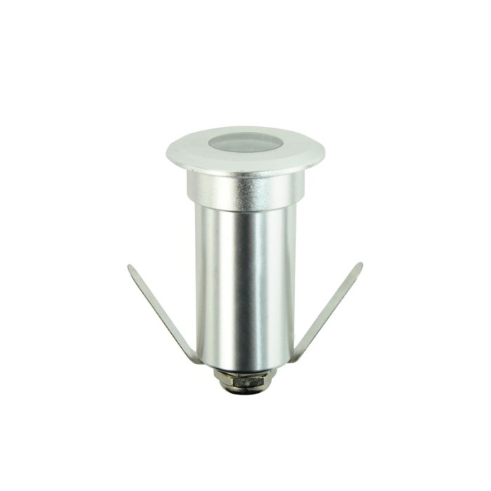 LED ROUND INGROUND SPOT LUMINAIRE 1W 85LM 3000K 30° 230V AC IP65 RA80 30.000hrs