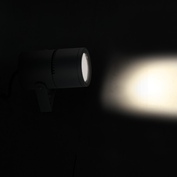 LED COB SPOT LUMINAIRE 9W 300LM 15-50° 230V AC 3.000K DARK GREY CRI80 IP65 30.000HRS