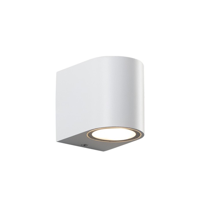 GU10 WALL LUMINAIRE 230V AC MATT WHITE IP65 MAX.35W