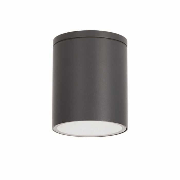 GU10  ROUND CEILING LUMINAIRE 230V AC DARK GREY IP65 GU10 MAX.35W