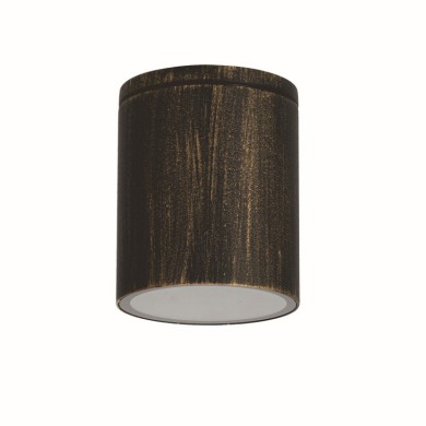 GU10  ROUND CEILING LUMINAIRE 230V AC GOLDEN BLACK IP65 GU10 MAX.35W