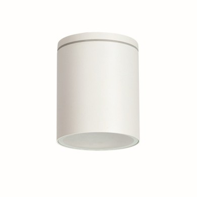 GU10  ROUND CEILING LUMINAIRE 230V AC MATT WHITE IP65 GU10 MAX.35W