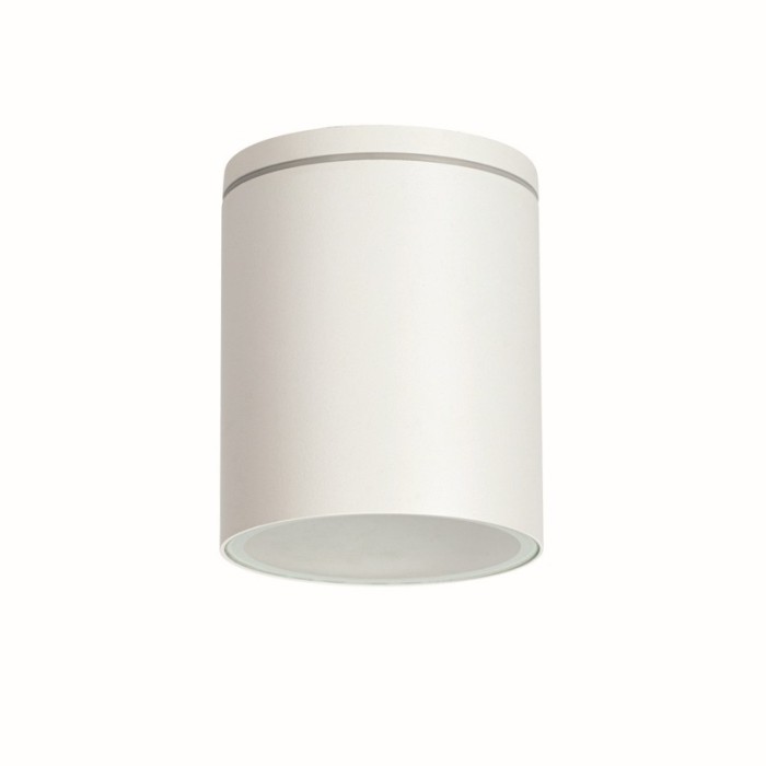 GU10  ROUND CEILING LUMINAIRE 230V AC MATT WHITE IP65 GU10 MAX.35W