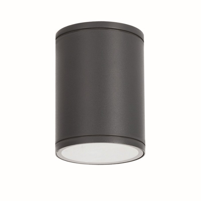 E27 PAR30  ROUND CEILING LUMINAIRE 230V AC DARK GREY IP65 MAX.35W
